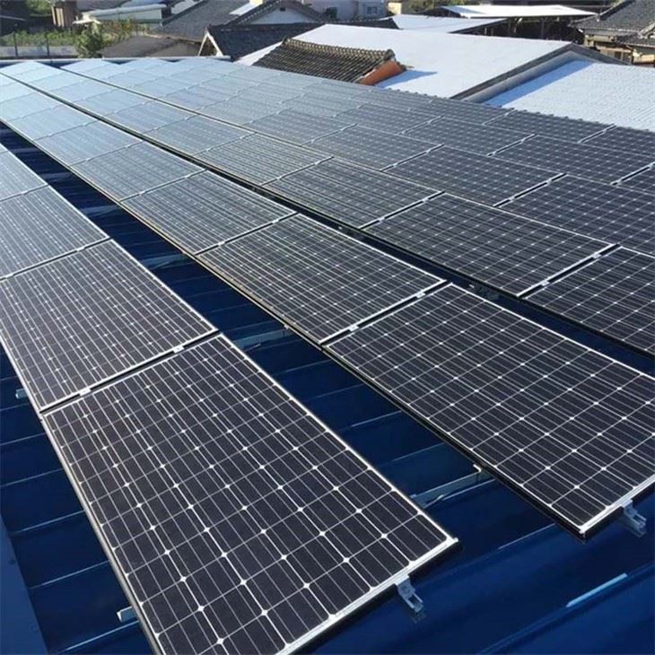 Solar panel brackets for metal roof project Solar panel brackets for metal roof project